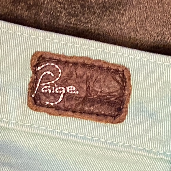 Paige Light Green (Mint Julip) "Peg Super Skinny" size 27 - Picture 3 of 9